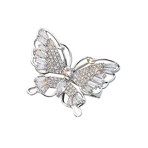 Yardenfun Schmetterling Offener Ring Fingerring Modering Finger Chic Ring Modeschmuck Zarter Damen Schmuck Für Alltag Und Party von Yardenfun