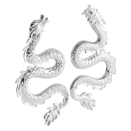 Yardenfun Drachen Ohrringe für Frauen Trendige Ausgefallene Chinesische Zodiac Ohrstecker Modischer Schmuck Stilvolle Dangle Ohrringe für Besondere Anlässe und Alltag von Yardenfun
