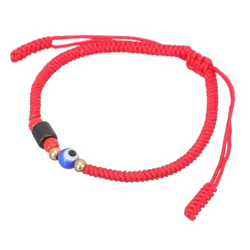 Yardenfun Einstellbares Rotes String Armband mit Bösem Blick für Damen Handgefertigtes Schmuckstück Modisch und Komfortabel Vielseitig Kombinierbar für Frauen und Freundinnen von Yardenfun