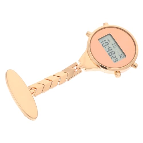 Yardenfun Digitaler Pflegeuhr Mit Alarmfunktion Tragbare Hängende Badge-Uhr Für Studenten Krankenschwestern Ärzte Taschenuhr Revers Fob Uhr von Yardenfun