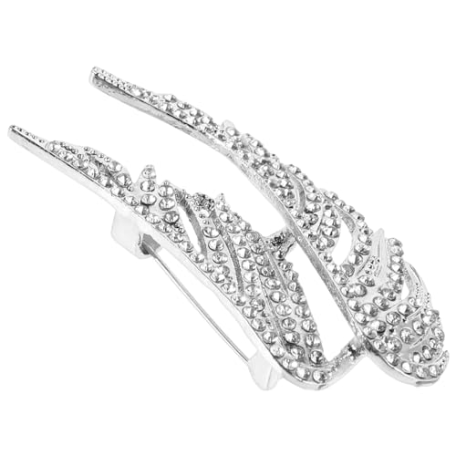Yardenfun Engelsflügel Brosche für Damen und Herren Modische Anstecknadel für Anzugrevers Luxuriöse Flügel Design Schmuck Stilvolle Hochzeit und Party Accessoires Dekorative Brosche für von Yardenfun