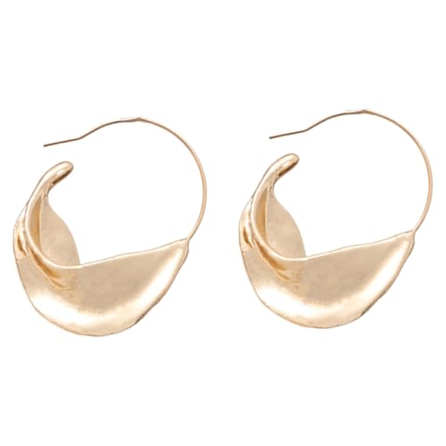 Yardenfun Exaggerated Geometrische Damen Ohrringe Unregelmäßige Form Vergoldet Modischer Schmuck für Alltag Party Langlebiges Legiertes Material Auffällige Statement Accessoires von Yardenfun