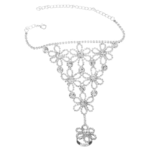Yardenfun Finger Ringarmband mit Elegantes Handgelenk Accessoire für Damen Hochzeiten Partys Besondere Anlässe Hochwertiges Design Glänzender Yardenfun Finger Ringarmband mit Elegantes Handgelenk Accessoire für Damen Hochzeiten Partys Besondere Anlässe Hochwertiges Design Glänzender von Yardenfun