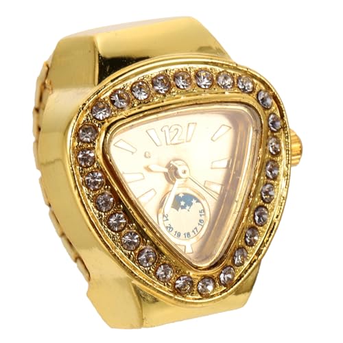 Yardenfun Ringuhr Unisex Fingeruhr Lässige Ring Design Uhr Präzise Zeitanzeige und Langlebig Schmuckgestaltung für Damen und Herren von Yardenfun