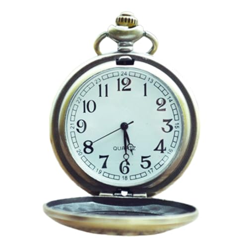 Yardenfun Vintage Taschenuhr Für Herren Und Damen Tragbare Retro-Uhr Mit Hervorragender Verarbeitung Kompakte Und Robusten Materialien Vielseitiges Accessoire Und Perfektes von Yardenfun