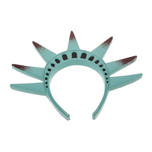 Yardenfun Freiheitsstatue Stirnband für Kostüme Verstellbare Krone für Halloween Cosplay und Themenpartys Hochwertiger Kopfschmuck für Damen und Mädchen von Yardenfun