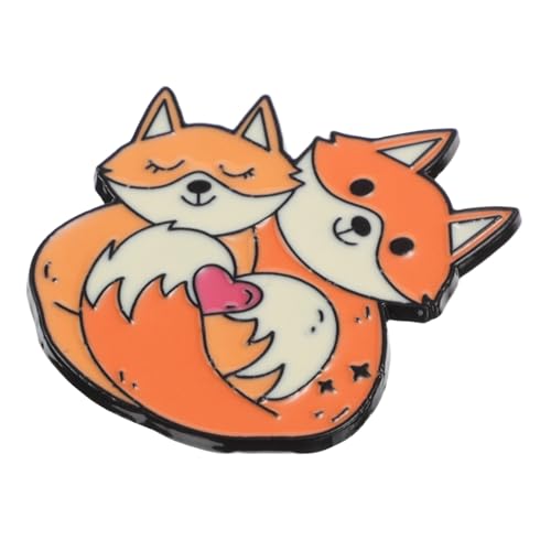 Yardenfun Fuchs Brosche Damen Kreativ Süßes Tier Anstecknadel für Kleidung Rucksack Modischer Schmuck Geschenkidee für Freundinnen und Familie von Yardenfun