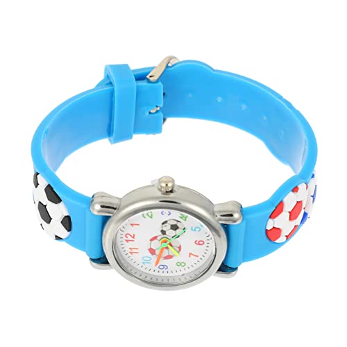 Yardenfun Kinderuhr Mit Fußball-motiv Cartoon Sportuhr Für Jungen Hochwertiges Armband Langlebig Und Bruchfest Geburtstagsuhr Oder Geschenk Für Junge Mädchen von Yardenfun