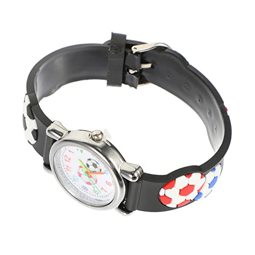 Yardenfun Fußball Kinderuhr Mit Cartoon Sport Design Hochwertiges Armbanduhr Für Jungen Und Mädchen Robust Und Bruchfest Für Junge Mädchen von Yardenfun