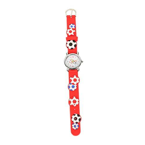 Yardenfun Fußball Kinderuhr mit Verstellbarem Armband Fußballmuster Armbanduhr für Jungen Stylisches für Kleine Präzise Zeitmessung Yardenfun Fußball Kinderuhr mit Verstellbarem Armband Fußballmuster Armbanduhr für Jungen Stylisches für Kleine Präzise Zeitmessung von Yardenfun