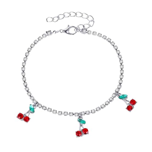 Yardenfun Fußkettchen Damen mit Anhänger Strand Fußkette Zarte Weibliche Schmuckkette Leicht Anzulegen für Freundinnen und Sommerpartys von Yardenfun