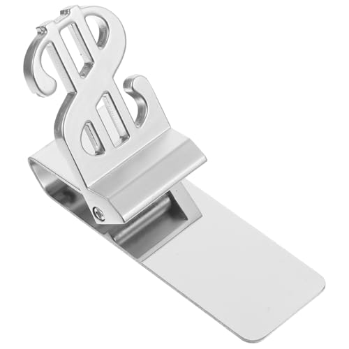 Yardenfun Geldklammer Aus Metall Tragbarer Clip Für Geldscheine Praktische Geldaufbewahrungsklammer Kleine Geldklammer Fürs Büro Effektive Geldschein-fixierungsklammer von Yardenfun