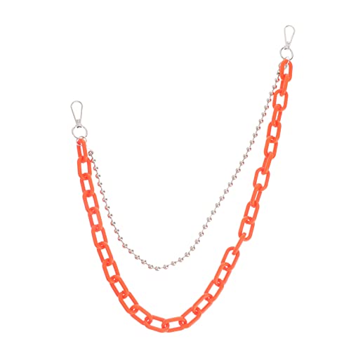 Yardenfun Geometrische Hip Hop Taillenkette für Erwachsene Kette Leichtem und Eisen Langlebig und für Partys und Reisen Glänzende Runde Perlen Einzigartiges Design von Yardenfun