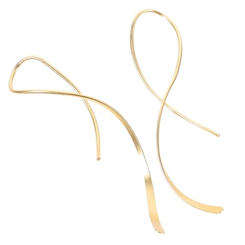 Yardenfun Geometrische Ohrhänger Sterlingsilber Unregelmäßige Linien Leicht Bruchsicher Elegante Ohraccessoires Damen Party Schmuck Geschenk von Yardenfun