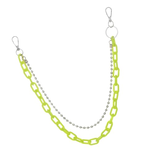 Yardenfun Geometrische Hip Hop Taillenkette für Erwachsene Einstellbare Metallkette Modischer Taillengürtel Schmuck für Partys und Reisen Leicht und von Yardenfun