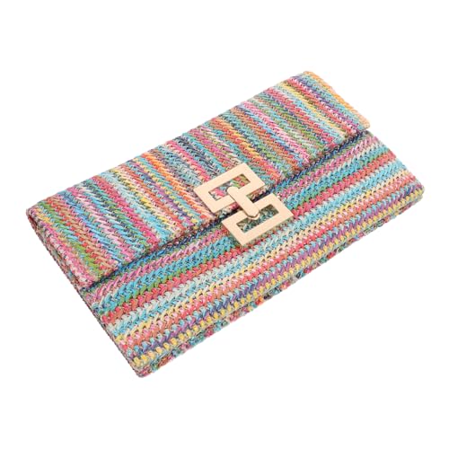 Yardenfun Gewebte Clutch Damen Handytasche Leichte Umhängetasche für Party Bankett Elegantes Accessoire für Reisen Sicheres Design mit Schnallenverschluss Perfektes Yardenfun Gewebte Clutch Damen Handytasche Leichte Umhängetasche für Party Bankett Elegantes Accessoire für Reisen Sicheres Design mit Schnallenverschluss Perfektes von Yardenfun