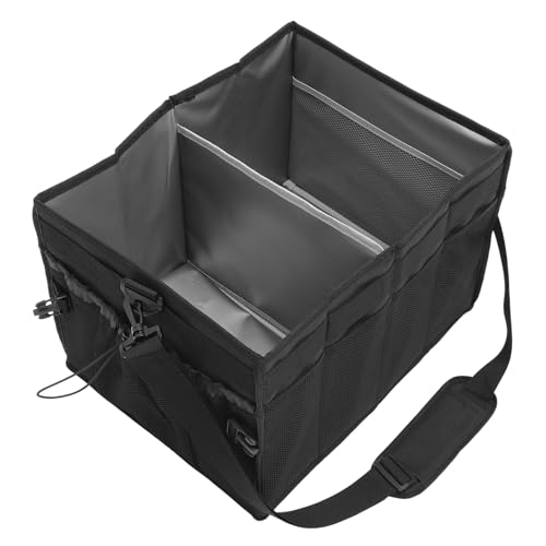 Yardenfun Große BBQ Aufbewahrungsbox Leicht Tragbar für Outdoor Grill Werkzeuge Gewürze Besteck und Servietten Organizer für Camping Picknick Garten von Yardenfun