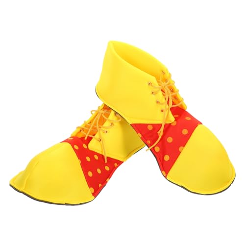 Yardenfun Große Clown Schuhe für Erwachsene Performance Kostüm Schuhe Langlebig und Robust Halloween Party Bühnenauftritt Zubehör von Yardenfun