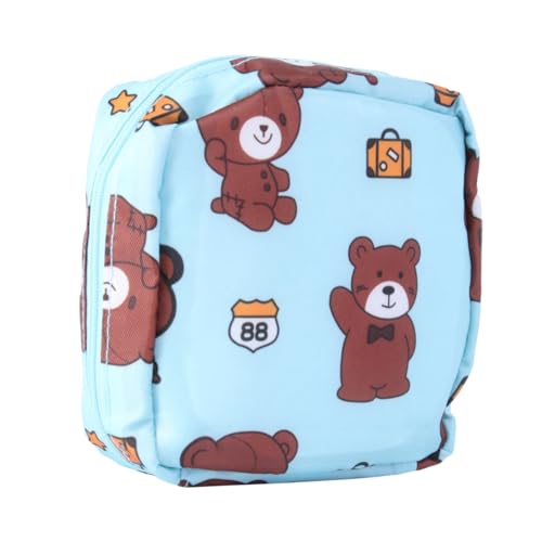 Yardenfun Große Hygienebeutel Damenbinden Tasche mit Attraktivem Muster Kompakt und Tragbar Vielseitiger Hygienebeutel Organizer für Damenbinden und Kosmetik Langlebiger Reißverschluss von Yardenfun