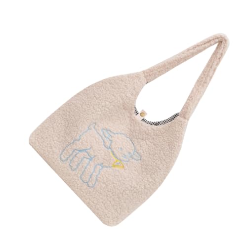 Yardenfun Umha Ngetasche Ein-schulter-tasche Damentasche Modetasche Plu Sch-aufbewahrungs-tasche Aufbewahrungs-tasche Fu Arbeit Schule Einkauf Reisen Fitnessstudio Alltag von Yardenfun