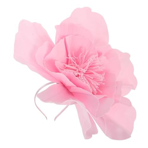 Yardenfun Großes Blumen-fascinator Stirnband Damen Cocktail Headwear Verstellbar Leicht Sonnenschutz Hochzeit Brautparty Teeparty Halloween Festlich von Yardenfun