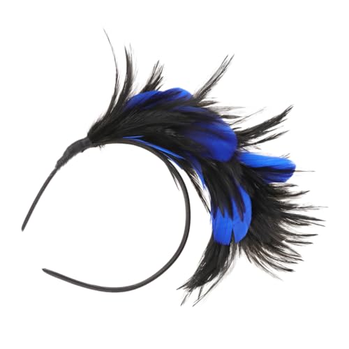 Yardenfun Haarband Halloween Kopfschmuck Leicht und Angenehm für Damen Party Masquerade Ball Kostüm Accessoire in Schwarz Blau von Yardenfun