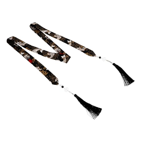 Yardenfun Langes Haarband Im Chinesischen Stil Haarschal Für Frauen Mit Quaste Stoffkopftuch Haartücher Für Damen Haarband Frauen Stoffhaarschal Haartücher Stoffschal Für Haare von Yardenfun