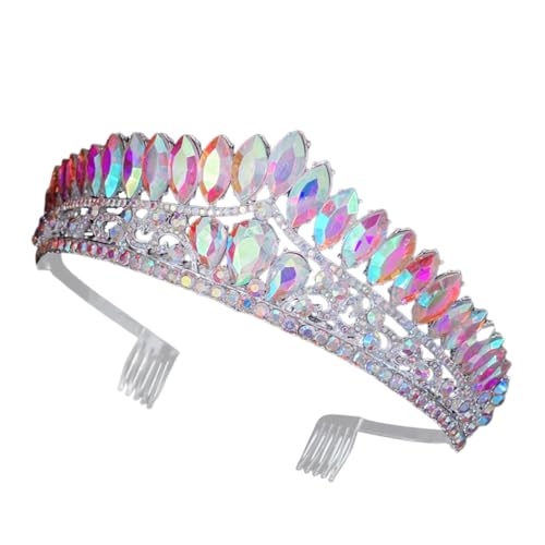 Yardenfun Luxus Mädchen Prinzessin Krone Elegante Strass Haarband für Hochzeit Diademe von Yardenfun