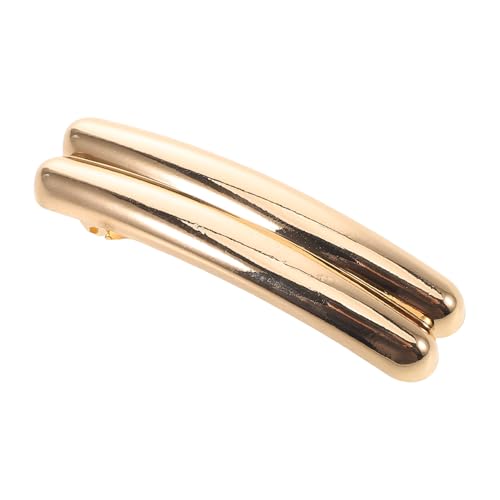 Yardenfun Haarspangen Metall Eleganter Seitenclip Geschwungene Form für Sicheren Halt Vielseitiger Haarschmuck für Damen für Verschiedene Frisuren Silber von Yardenfun