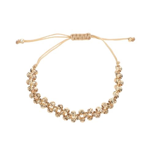 Yardenfun Handgefertigtes Boho Armband mit Unregelmäßigen Kupferperlen Traditionelles Retro Herren und Damenarmband Leichter Langlebiger Schmuck für Alltag Einzigartiger Ethno Stil von Yardenfun