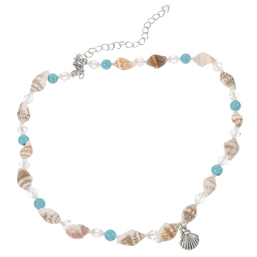 Yardenfun Bohemian Perlenhalskette Mit Muscheln Für Frauen Stilvolle Halskette Für Abschluss Hochzeit Valentinstag Und Besondere Anlässe Elegante Schmuckdekoration in Antikorrosions-design von Yardenfun
