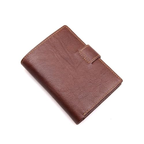 Yardenfun Herren Portemonnaie Bifold Geldbörse Retro Stil Großes Fassungsvermögen Kartenetui Mehrfachfächer Kaffee Farbe Clutch für Alltag und Büro von Yardenfun