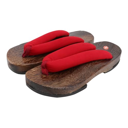 Yardenfun Herren Sommer Clogs Holzschuhe mit Rutschfester Sohle Leichte Bequeme Japanische Holzpantoffeln für Alltag und Freizeit Atmungsaktiv und Langlebig von Yardenfun