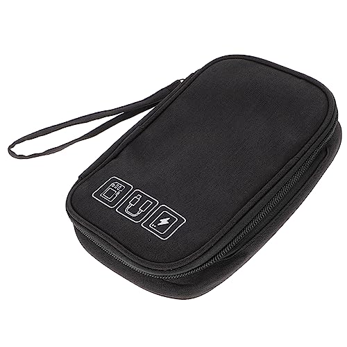 Yardenfun Kabel Aufbewahrungstasche Für Elektronik Zubehör Reise Tech Organizer Tragbare Kabel Organizer Tasche Polyestermaterial Leicht Zu Reinigen von Yardenfun