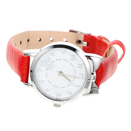 Yardenfun Damen Uhr Mit Katzenmotiv Leichte Dekorative Quarzuhr Für Alltag Freizeit Für Schule Party Büro Elegantes Design Für Modische Frauen von Yardenfun