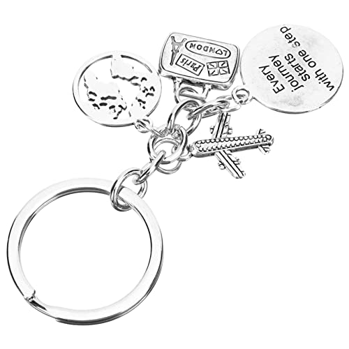 Yardenfun Reise Schlüsselanhänger Weltkarten-Design Praktisches Souvenir Für Reisende Luggage Pendant Und Schlüsselring Leichte Und Tragbare Erinnerungen Für Familie Und Freunde Yardenfun Reise Schlüsselanhänger Weltkarten-Design Praktisches Souvenir Für Reisende Luggage Pendant Und Schlüsselring Leichte Und Tragbare Erinnerungen Für Familie Und Freunde von Yardenfun