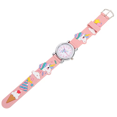 Yardenfun Kinder Cartoon Uhr Bezaubernde Einhorn Muster Uhr Kinder Cartoon Uhr Silikon Armbanduhr Cartoon Armbanduhr Schöne Armbanduhr Für Kinder Uhr Für Kleinkinder Kinder Geschenk von Yardenfun