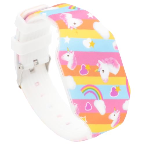 Yardenfun -Armbanduhr mit Einhorn- Silikonband Display mit Nachtlicht Jungen und Mädchen von Yardenfun