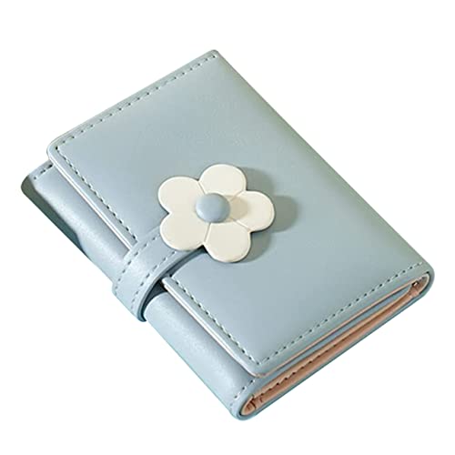 Yardenfun Kleine Mädchen Geldbörse Mit Blumenmuster Dreifach Gefaltet Praktische Münztasche Für Modischer Pu Geldbeutel Für Schule Und Freizeit von Yardenfun