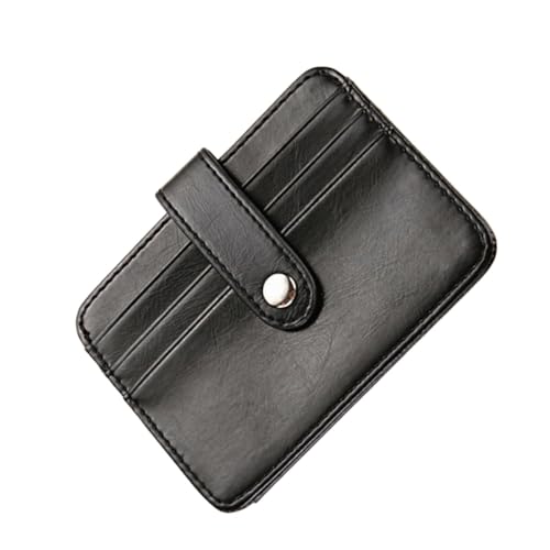 Yardenfun Faltbörse Aus Pu Für Herren Kartenetui Mit Vierkarten-Design Geldbörse Schwarz Für Kreditkarte Personalausweis Reisepass Bargeld Und Münzen Geeignet Für Büro Partys Und von Yardenfun