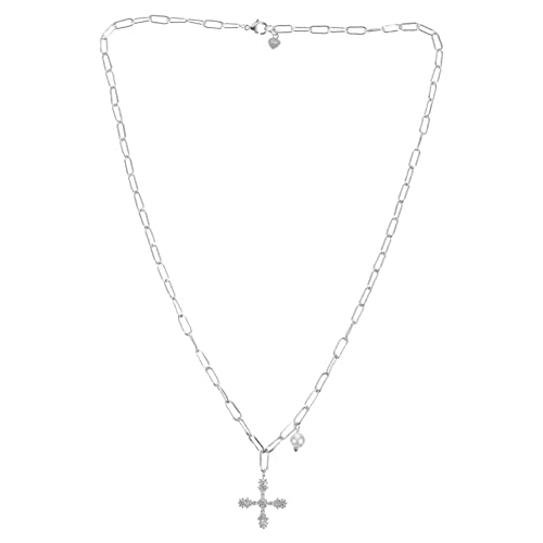 Yardenfun Kreuzanhänger Halskette mit Zirkonia für Frauen Zierliche Kette für Modischer Nackenschmuck zu Besonderen Anlässen Yardenfun Kreuzanhänger Halskette mit Zirkonia für Frauen Zierliche Kette für Modischer Nackenschmuck zu Besonderen Anlässen von Yardenfun