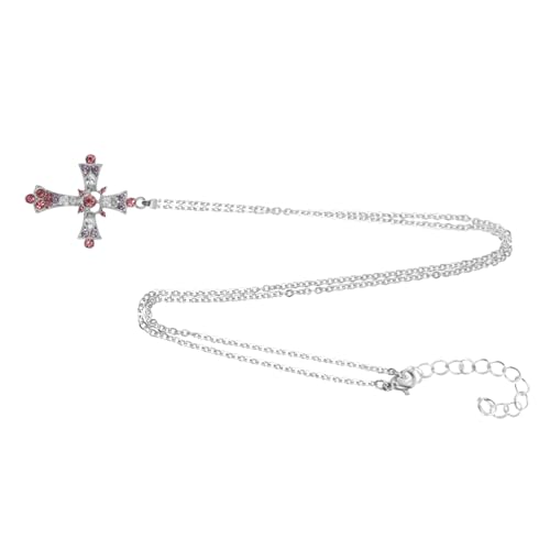 Yardenfun Kreuz Anhänger Halskette Für Damen Kreuzkette Modischer Schmuck Für Schlüsselbein Kette Ästhetische Trendige Gebrauch von Yardenfun