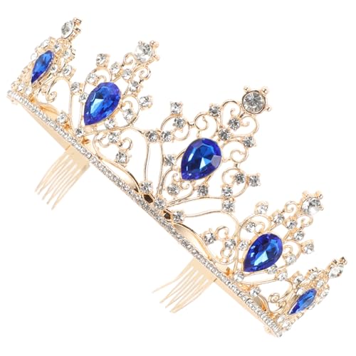 Yardenfun Krone Haarschmuck Hochzeit Tiara für Bräute und Brautjungfern Elegantes Kopfschmuck Accessoire für Hochzeiten Partys und Besondere Anlässe Perfektes Haar Accessoire für von Yardenfun
