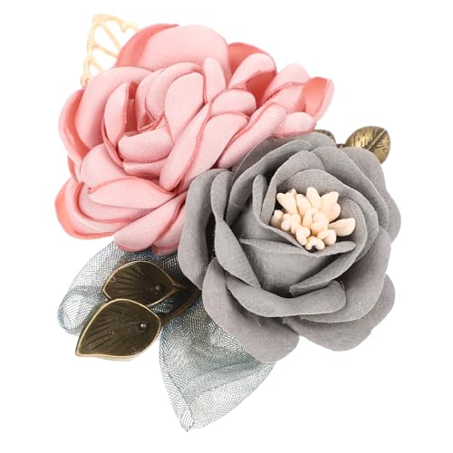 Yardenfun Künstliche Haarspange für Frauen Corsage für Hochzeiten Partys Besondere Anlässe Langlebig Hautfreundlich Zartem Ansteckblume von Yardenfun