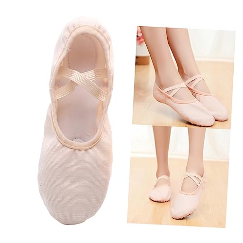 Yardenfun Leichte Elastische Ballett und Tanzschuhe mit Rutschfester Sohle Flexibel und für Yoga Ballett Modern Dance Geeignet für Erwachsene von Yardenfun