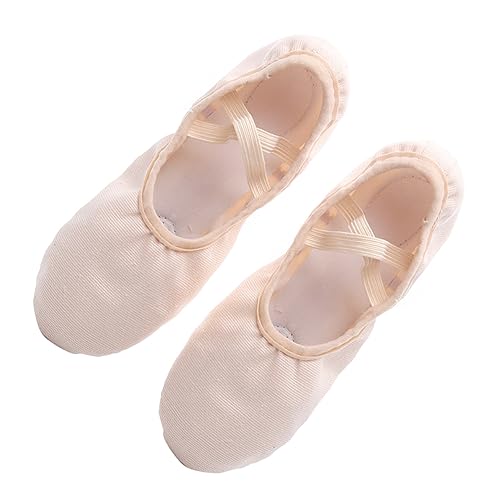 Yardenfun Leichte Tanzschuhe mit Elastischem rutschfeste Weiche Sohle Flexible Yoga und Ballettschläppchen für Erwachsene Rosa von Yardenfun