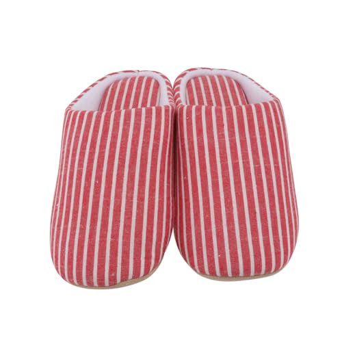 Yardenfun Leichte Warme Hausschuhe Unisex Japanischer Stil Weiche Baumwollpantoffeln Rutschfeste Atmungsaktive Indoor Slipper Geeignet für Herbst und Winter von Yardenfun
