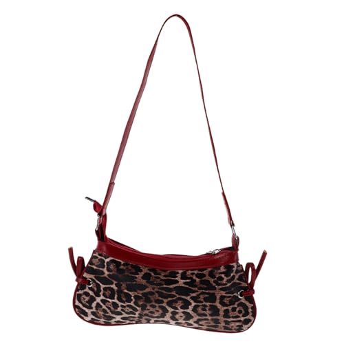 Yardenfun Leopard Print Crossbody Bag Damen Schultertasche Elegant Vielseitig Unterarm Tasche Modisch Für Alltag Büro Freizeit und Party von Yardenfun