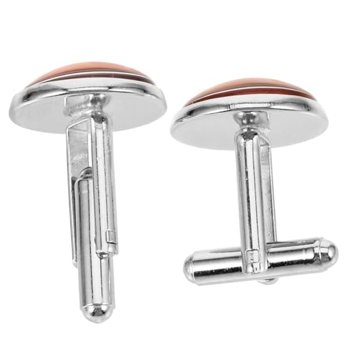 Yardenfun Manschettenknöpfe Herren Rainbow Design Silberne Hemdmanschettenknöpfe Klassische Schmuckaccessoires für Anzug und Hemd Vielseitig für Party Hochzeit und Büro Geeignet von Yardenfun