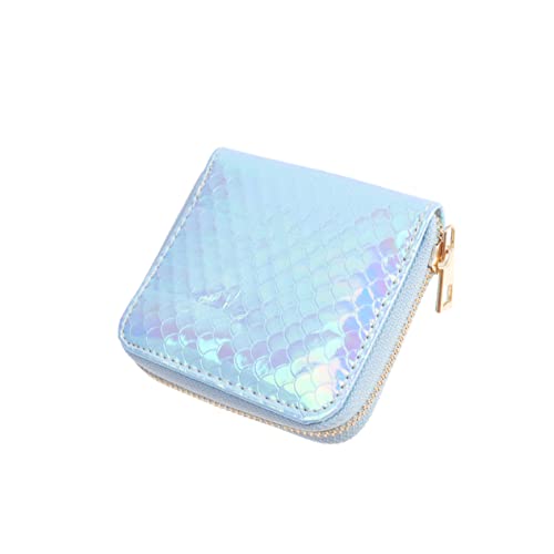 Yardenfun Meerjungfrau Muster Münzbörse Mit Reißverschluss Kleines Pu Portemonnaie Für Mädchen Und Frauen Zum Halten Von Kleingeld Schlüsseln Und Kleinen Accessoires von Yardenfun